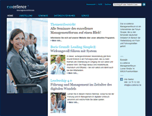 Tablet Screenshot of exxcellence.de